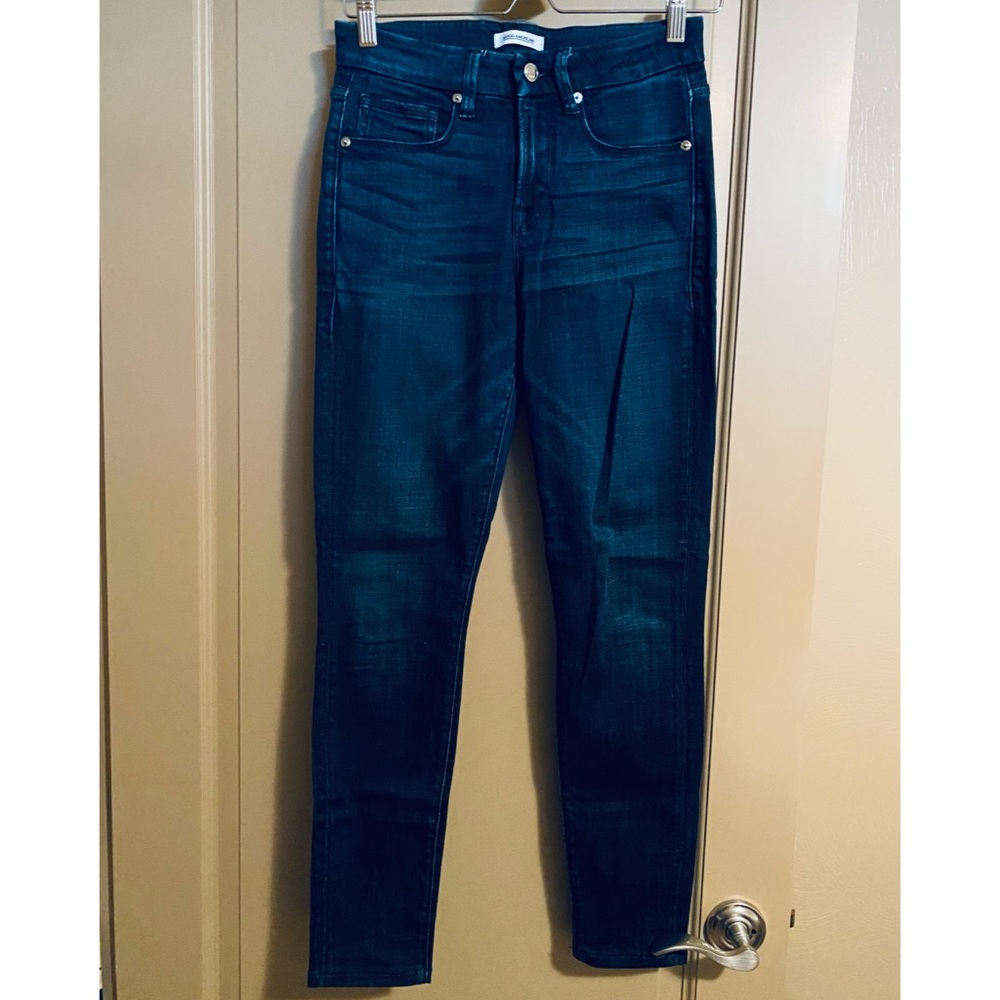 Good American good legs skinny blue jeans